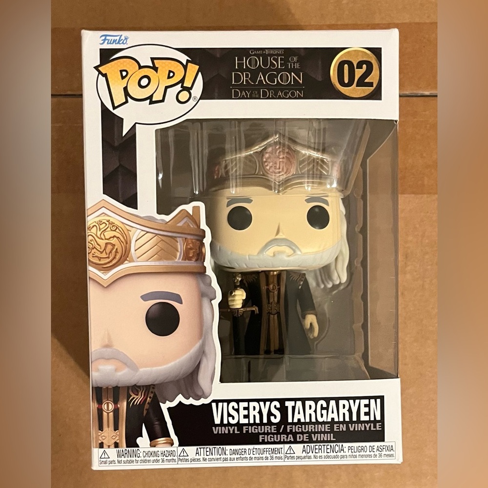 Funko Pop! HBO A Game Of Thrones - House of The Dragon - Viserys Targaryen - NEW